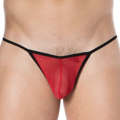 Doreanse Sexy Mesh G-String - Red