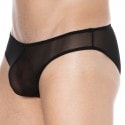 Doreanse Sexy Plain Tulle Briefs - Black