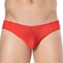 Doreanse Sexy Plain Tulle Briefs - Red