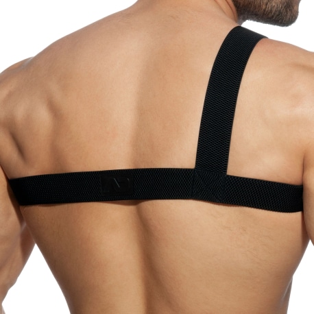 Addicted Gladiator Clipped Harness - Black