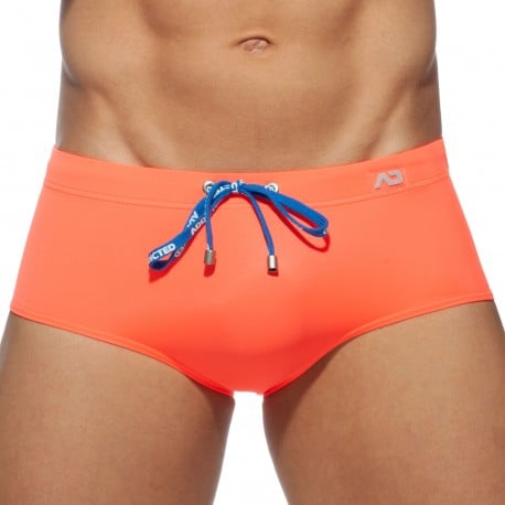 Addicted Basic Colors Swim Trunks - Neon Orange