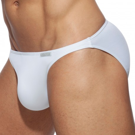 Addicted Mini Swim Bikini Briefs - White