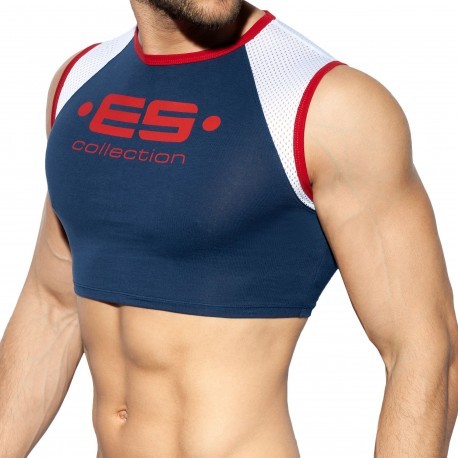 ES COLLECTION athletisches Muskel Tanktop Herren Trainingsbekleidung