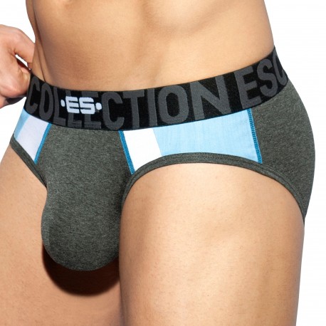 ES Collection Kansas Viscose Briefs - Charcoal