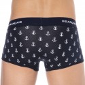 Garçon Français Anchor Cotton Trunks - Navy