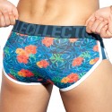 ES Collection Double Side Flowers Briefs - Navy