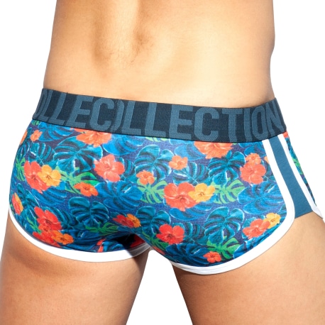 ES Collection Double Side Flowers Trunks - Navy