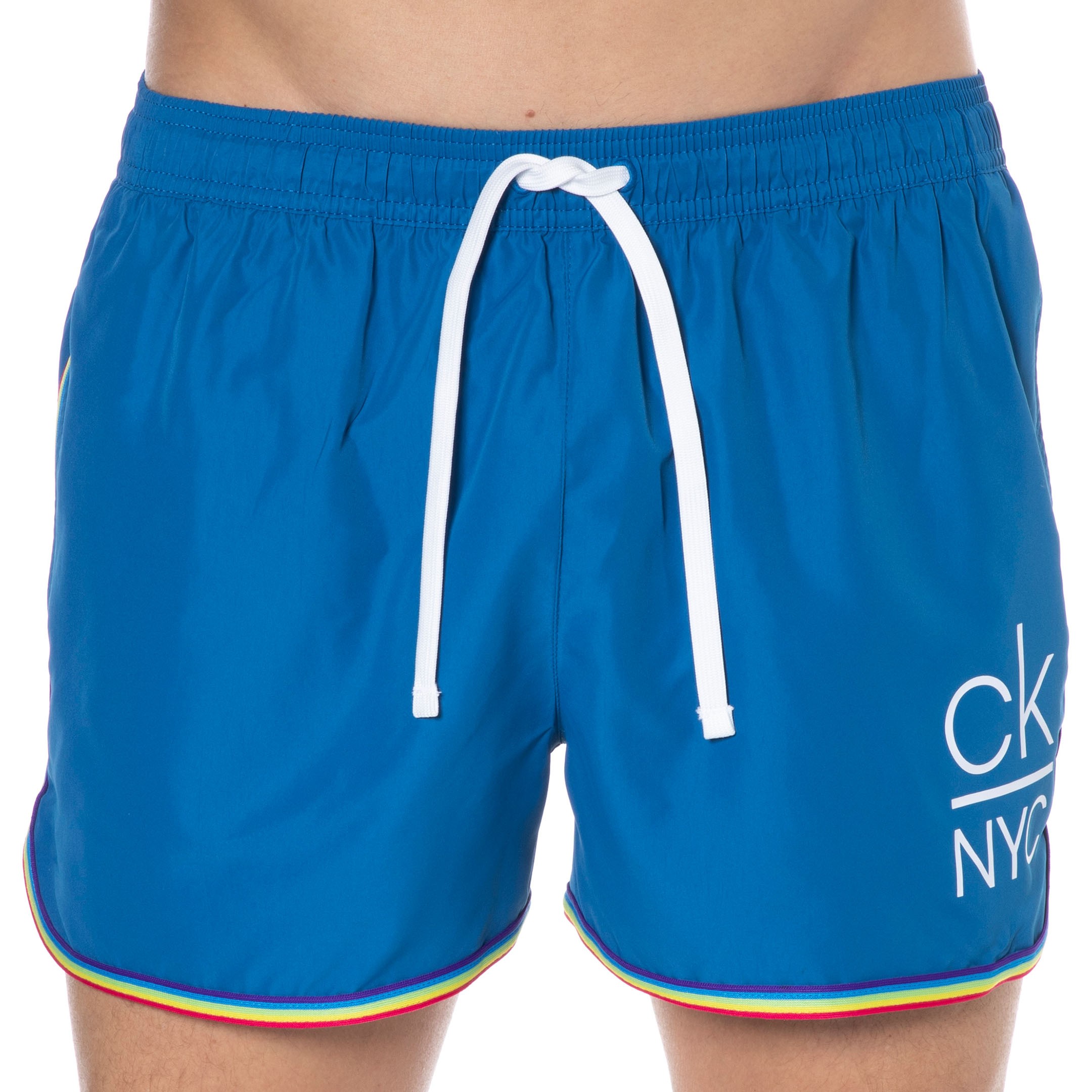 Calvin Klein Ck NYC Pride Swim Shorts - Royal