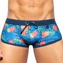 ES Collection Marais Swim Trunks - Flowers - Navy