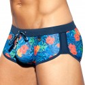 ES Collection Marais Swim Trunks - Flowers - Navy