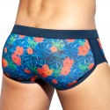 ES Collection Marais Swim Trunks - Flowers - Navy