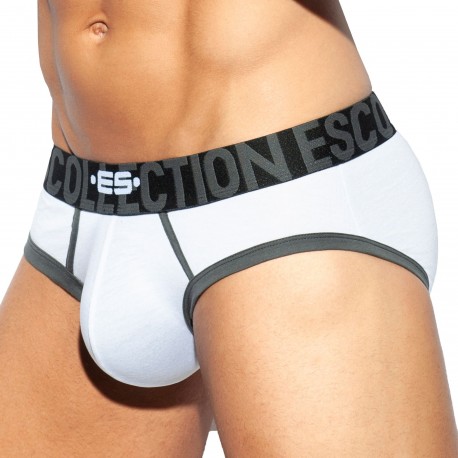 ES Collection Second Skin Briefs - White