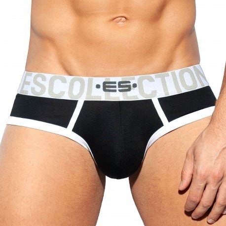 ES Collection Second Skin Briefs - Black