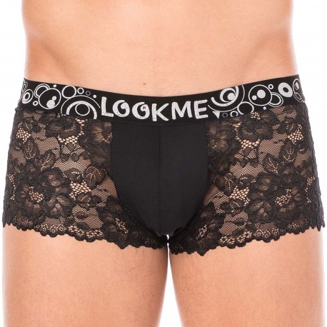 Lookme Lace Trunks - Black