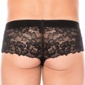 Lookme Lace Mini Trunks - Black