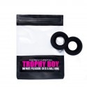 Andrew Christian Trophy Boy Infinite Pleasure Cock Ring - Black