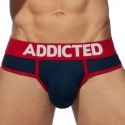 Addicted 3-Pack Second Skin Briefs - White - Navy - Royal