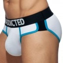 Addicted 3-Pack Second Skin Briefs - White - Navy - Royal