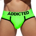 Addicted Cockring Swimderwear Briefs - Neon Green