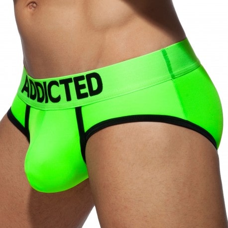 Addicted Slip Swimderwear Cockring Vert Fluo