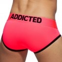 Addicted Cockring Swimderwear Briefs - Neon Pink