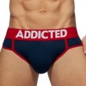 Addicted 3-Pack Second Skin Jocks - White - Navy - Royal