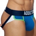 Addicted 3-Pack Second Skin Jocks - White - Navy - Royal