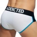 Addicted 3-Pack Second Skin Briefs - White - Navy - Royal