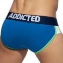 Addicted 3-Pack Second Skin Briefs - White - Navy - Royal