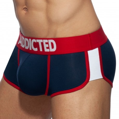 Addicted Lot de 3 Boxers Second Skin Blanc - Marine - Bleu Roi