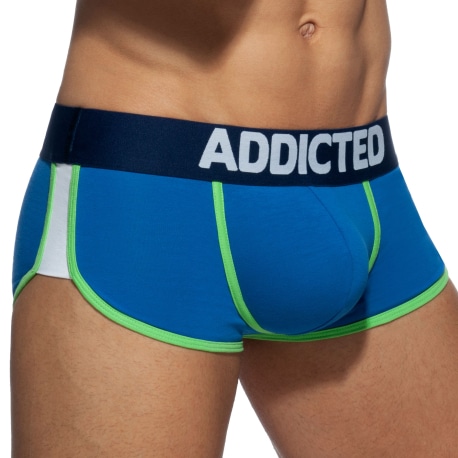 Addicted 3-Pack Second Skin Trunks - White - Navy - Royal