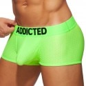 Addicted Cockring Neon Mesh Trunks - Neon Green