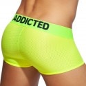 Addicted Cockring Neon Mesh Trunks - Neon Yellow