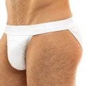 Modus Vivendi Leather Tanga Briefs - White