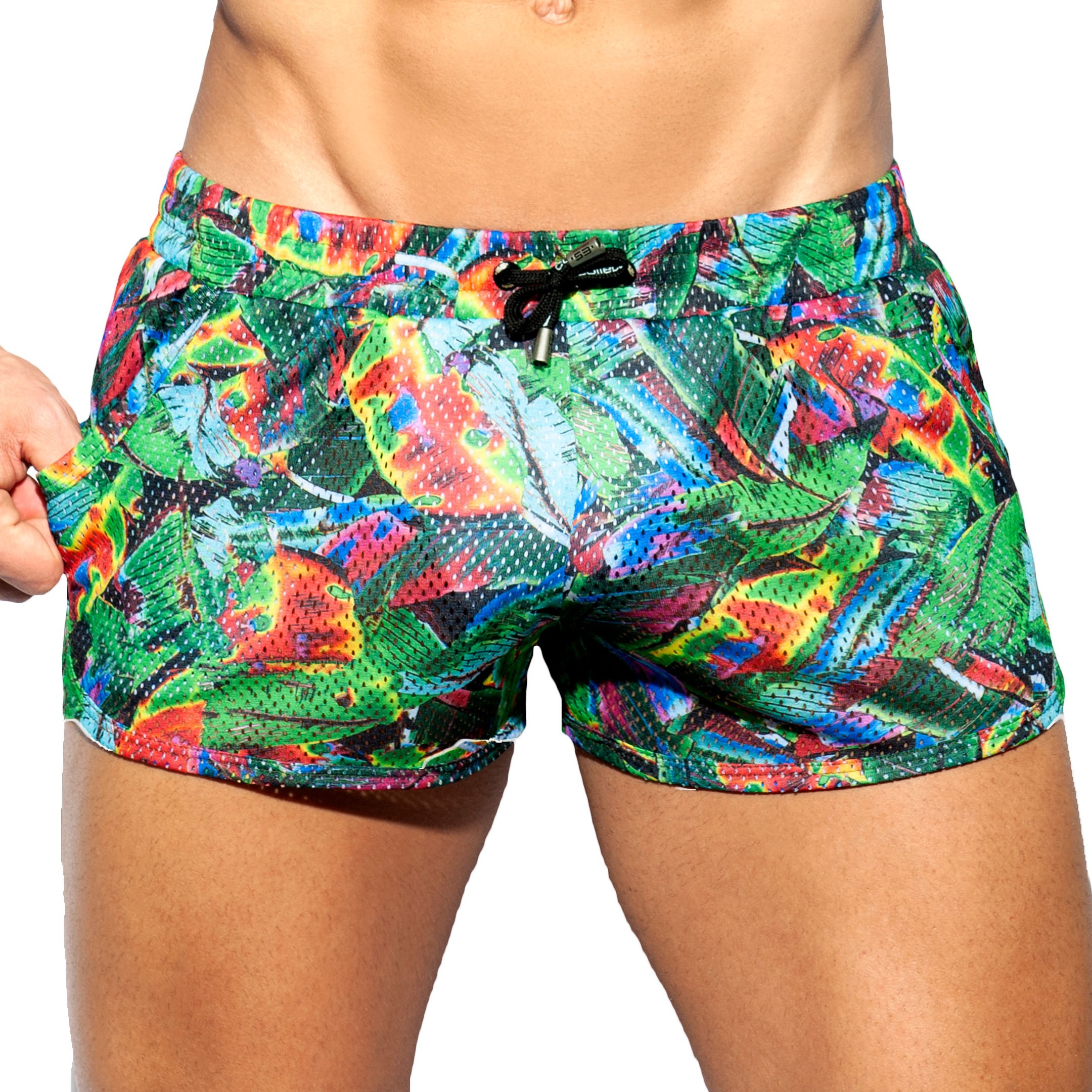 ES Collection Floral Rocky Shorts - Green | INDERWEAR