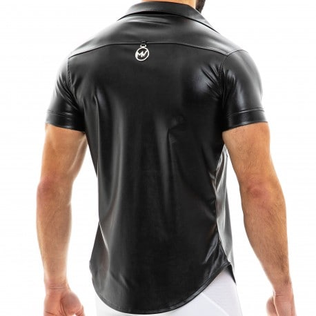 Modus Vivendi Leather Shirt - Black