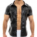 Modus Vivendi Leather Shirt - Black