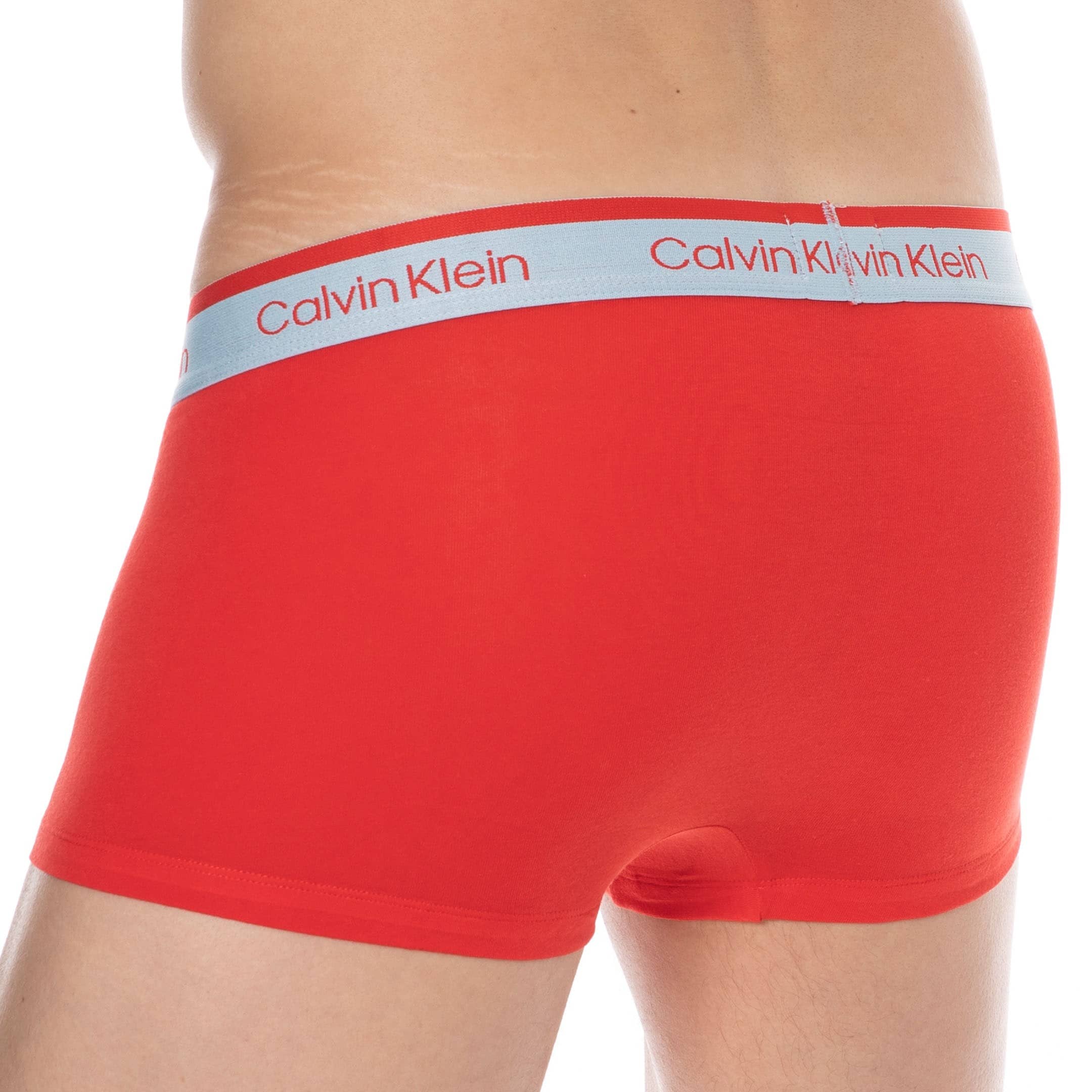 Calvin Klein Pride Cotton Trunks - Red