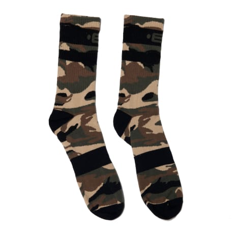 ES Collection Chaussettes Sport Camouflage Kaki