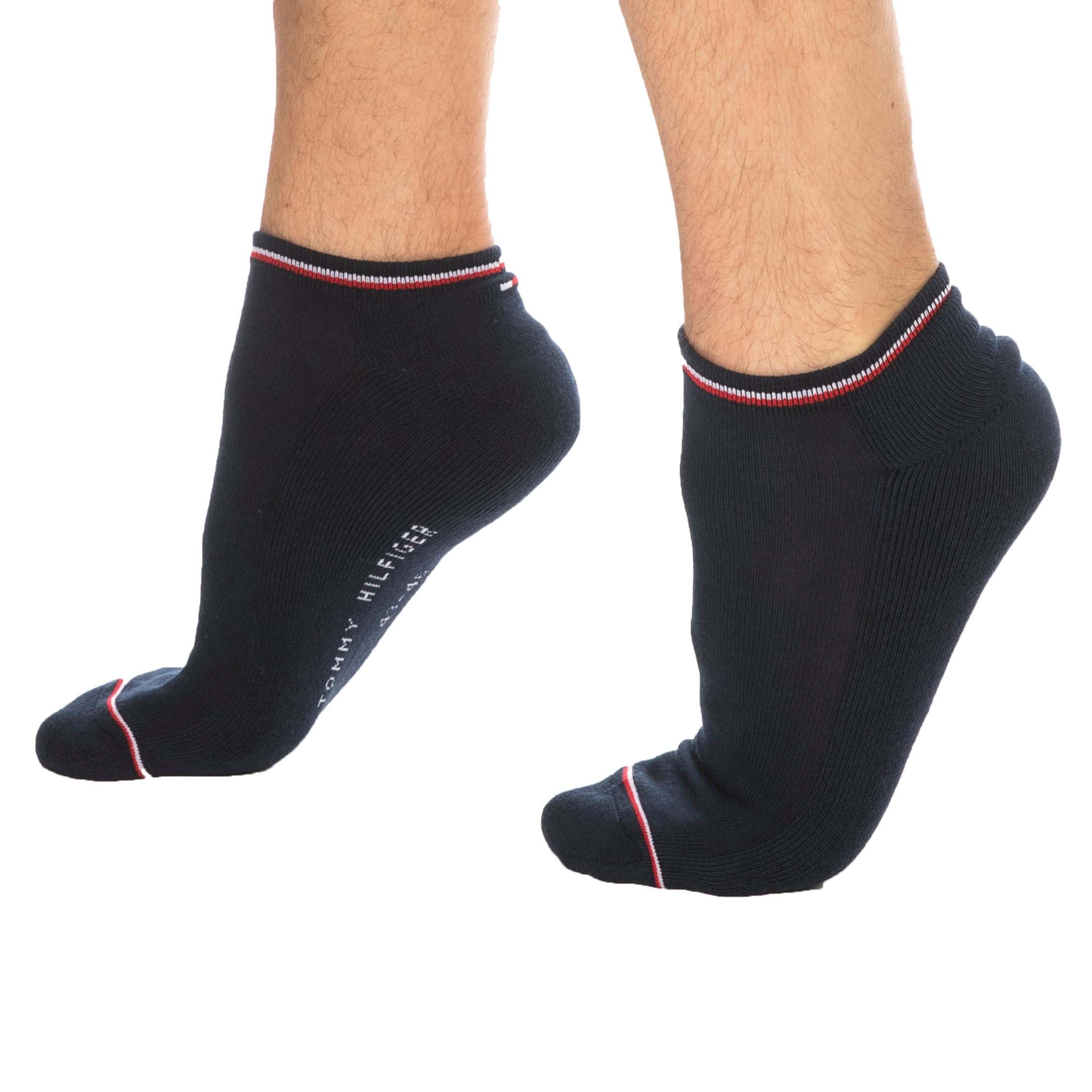 Hilfiger Navy Socks Sneaker INDERWEAR Tommy Iconic | 2-Pack -