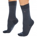 Tommy Hilfiger 2-Pack Dress Socks - Blue Jeans - Blue Stripe