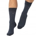 Tommy Hilfiger 2-Pack Dress Socks - Blue Jeans - Blue Stripe