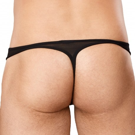 Doreanse Sexy Plain Tulle Thong - Black