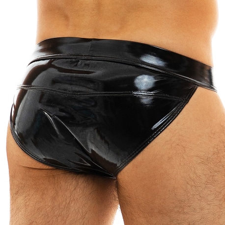 Modus Vivendi Slip Tanga Viral Vinyle Noir