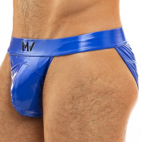 Modus Vivendi Viral Vinyl Tanga Briefs  - Royal