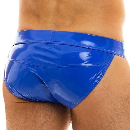 Modus Vivendi Slip Tanga Viral Vinyle Bleu Roi