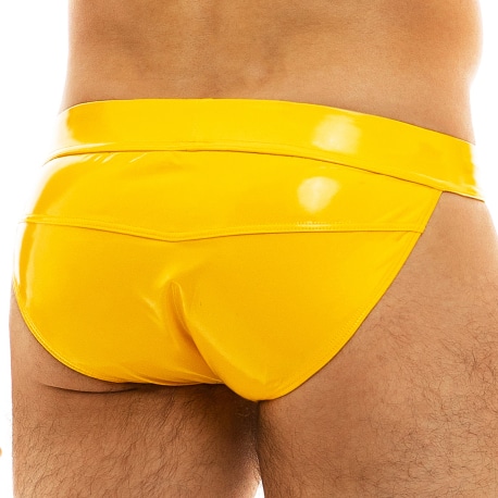 Modus Vivendi Slip Tanga Viral Vinyle Jaune