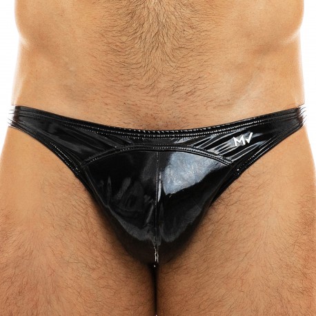 Modus Vivendi Viral Vinyl Low Cut Briefs - Black 