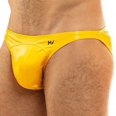 Modus Vivendi Viral Vinyl Low Cut Briefs - Yellow