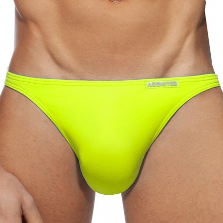 Addicted Mini Swim Bikini Briefs - Neon Yellow